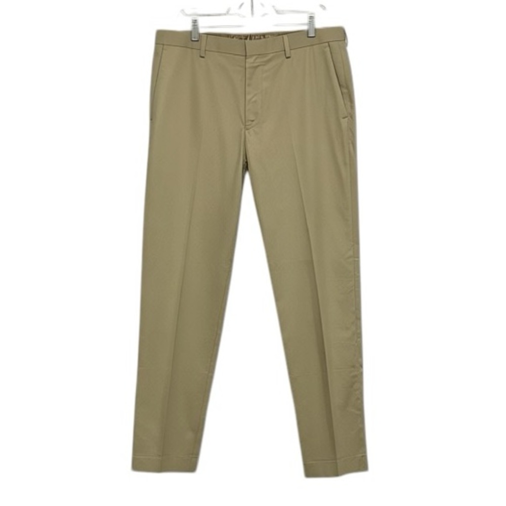 New J. Crew Ludlow Slim-fit suit pant in Italian chino Khaki Preppy Size 34x32 - Picture 3 of 9